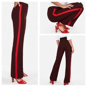 High Waisted Side Stripe Pants